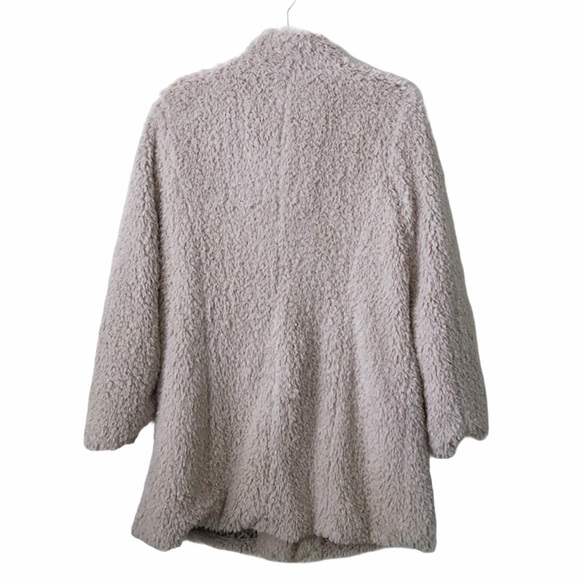 Kenneth Cole Beige Faux Fur Jacket - Picture 2 of 7